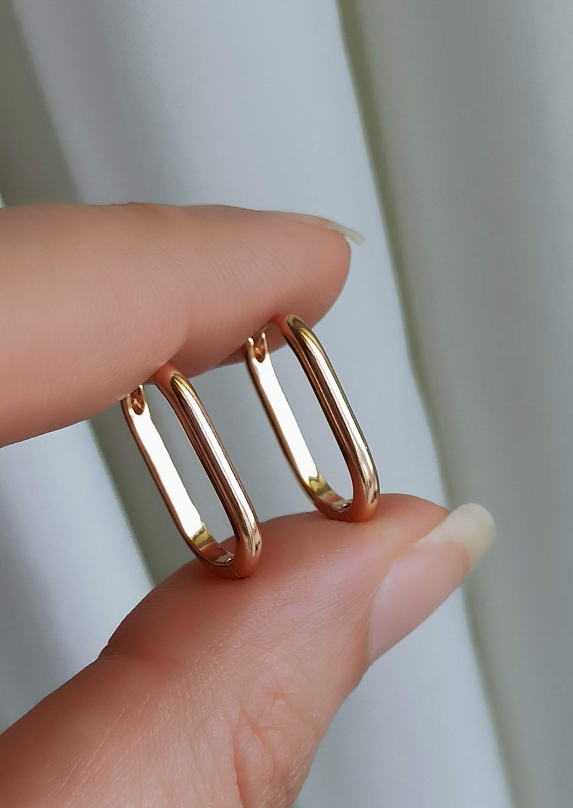 گوشواره خطی ساده ژوپینگ